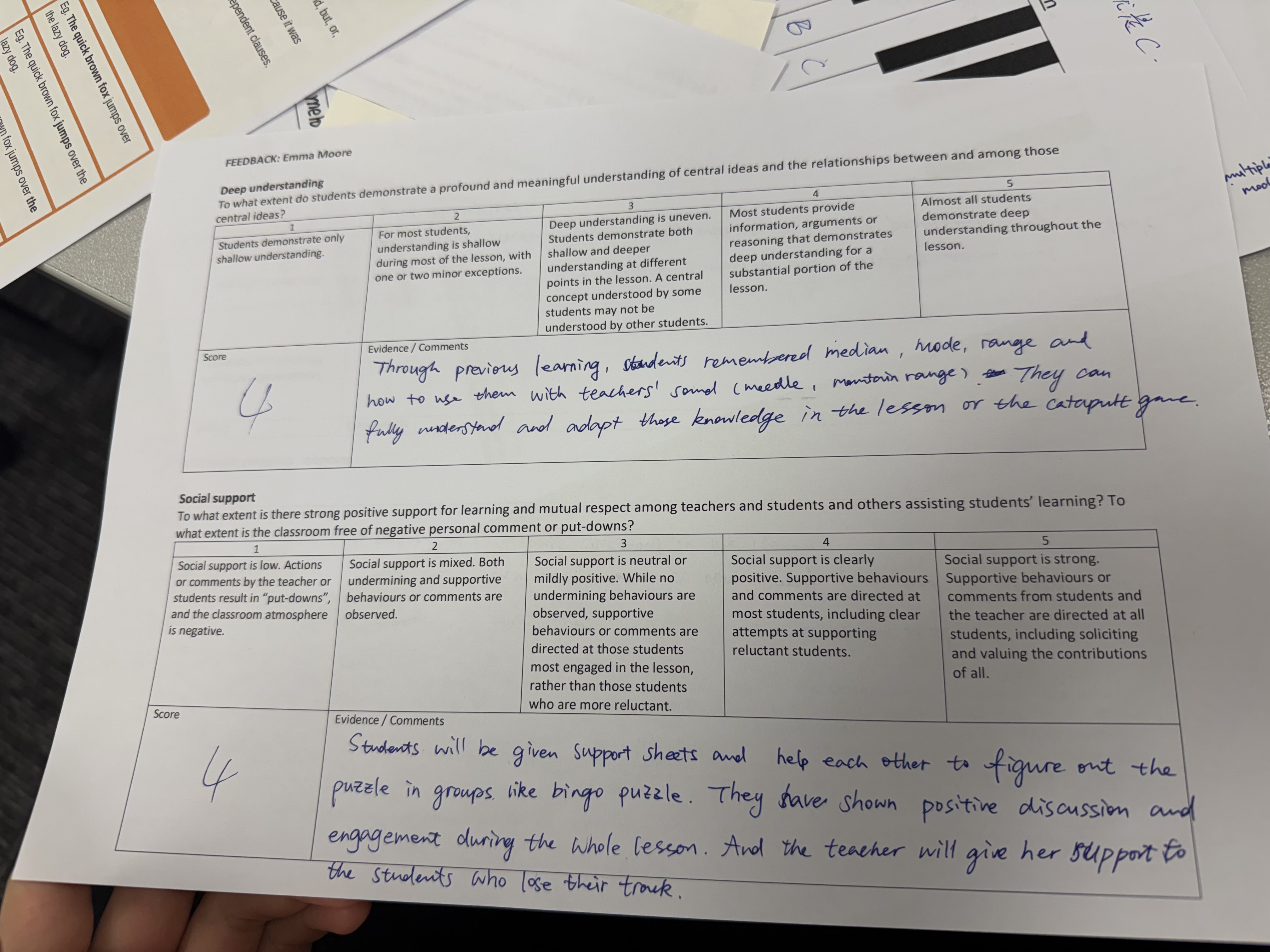 Feedback 1 – page 1