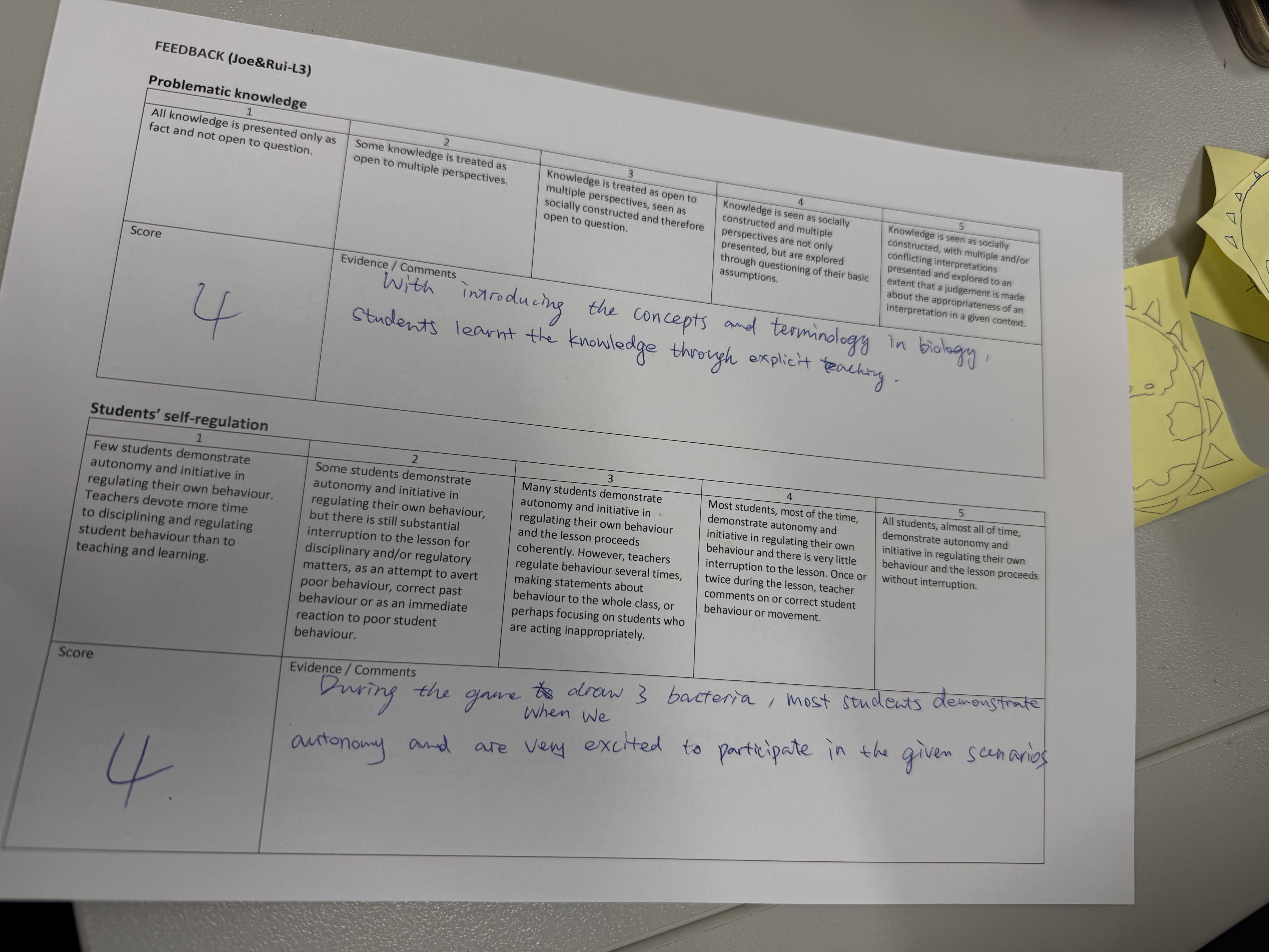 Feedback 4 – page 1