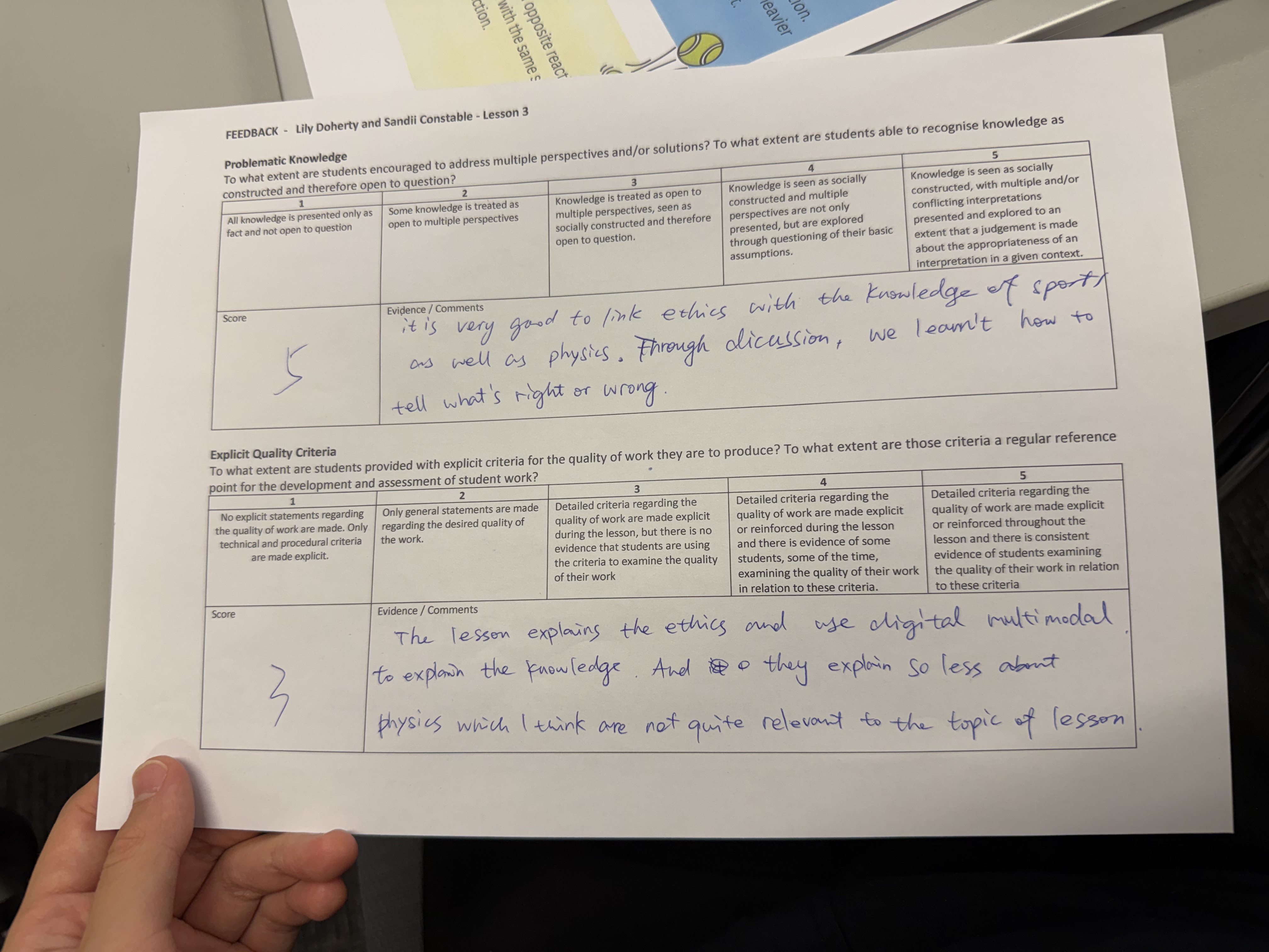 Feedback 5 – page 1